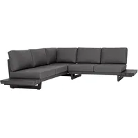 BIZZOTTO Gartenlounge 2-teilig Infinity Anthrazit - Grau