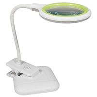 McShine Lupenleuchte LL-52, Tisch- und Klemmleuchte, 36 LEDs, dimmbar,