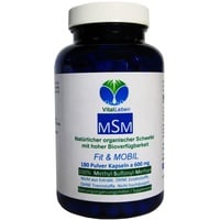 Vitalleben MSM Fit & Mobil Pulver Kapseln natürlicher organischer