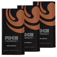 Axe 3 x Aftershave Dark Temptation Intense Chocolate je