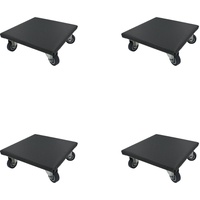 STRICKER-ROLLEN Transportroller 26x26cm 150kg Blumenroller Untersetzer Pflanzenroller