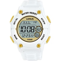 Lorus Herren Digital Quarz Uhr mit Silikon Armband R2337PX9