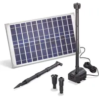 Esotec Solar Teichpumpe Wasserspiel Solarbrunnen Kit 25/1250 PRO Set
