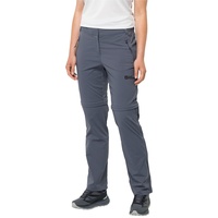 Jack Wolfskin Damen Glastal Zip Off Pants Wanderhose, Dolphin,