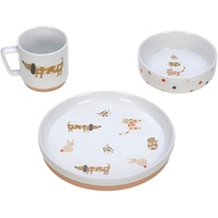 Lässig Kindergeschirr-Set Porzellan, 3-tlg. (1210037856)
