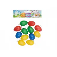 IDENA Ostereier Plastikeier Deko Ei Dekorieren Plastik