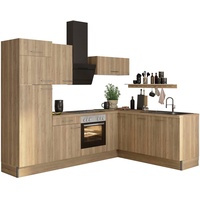 OPTIFIT Küchenzeile Klara 270 cm braun