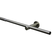 GARDINIA Gardinenstangen-Set Sol Ø 16-19 mm edelstahl-optik 120-210 cm