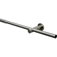 GARDINIA Gardinenstangen-Set Sol Ø 16-19 mm edelstahl-optik 120-210 cm