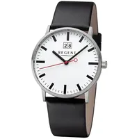 REGENT Herren Quarz Leder 39 mm F-1266