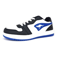 KangaROOS K-Watch Board Sneaker, Jet Black/Classic Blue, 45 EU