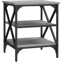 VidaXL Beistelltisch Grau Sonoma 40x42x50 cm Holzwerkstoff