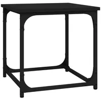 VidaXL Beistelltisch Schwarz 40x40x40 cm Holzwerkstoff