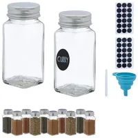 Relaxdays Gewürzglas 120 ml 12 St.