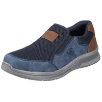 Rieker Slipper Schlupfschuh, Freizeitschuh mit seitlichen Stretcheinsätzen, G-Weite, Gr.