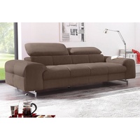 Cotta 3-Sitzer »Chef«, 3-Sitzer mit eleganter Steppung, Bodenfreiheit 12,5