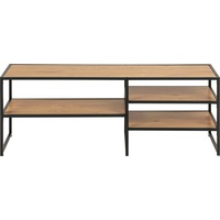 Actona GROUP TV-Schrank, Metallgestell im Industrie-Look, 3 Einlegeböden, Breite
