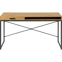 Actona Schreibtisch ACTONA GROUP, braun (matt wildeiche, matt schwarz,