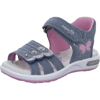Superfit Mädchen Emily Sandale, Blau Rosa 8020, 32 EU