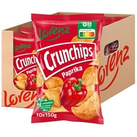Lorenz Snack-World LORENZ Crunchips Paprika 10 x 150 g