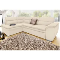 Cotta Ecksofa »Leandra L-Form«, wahlweise mit Bettfunktion & Bettkasten
