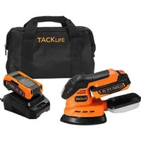 Tacklife 18v Akku-Mausschleifer, 12000 U/min Akku-Elektroschleifer mit 2.0 ah