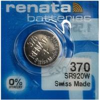 RENATA 370 Uhrenbatterien 1,55 V SR920W SR69 LR920 40mAh