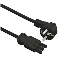  Anschlussleitung Gerätekupplung GST18/Schukostecker 2000 mm schwarz