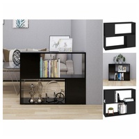 VidaXL TV-Schrank Schwarz 80x24x63 cm Holzwerkstoff