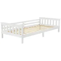 [en.casa] Kinderbett Nuuk 90 x 200 cm Kiefer weiß