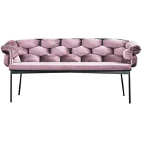 KAWOLA Bank MONTY Sitzbank Velvet rosa