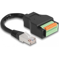 DeLock 66063 RJ45 Kabel Cat.5e Stecker zu Terminalblock Adapter