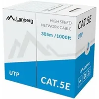 LANBERG LCU5-10CC-0305-B Netzwerkkabel 305 m Cat5e U/UTP (UTP) Blau