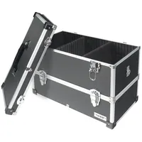 HMF 14660-02 Alu Werkzeugkoffer leer, 2 Etagen, 44 x