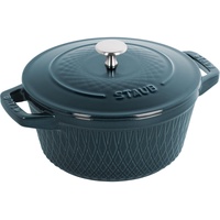 Staub Cocotte Twister 24 cm Gusseisen 4,0 Liter La