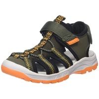 Superfit Tornado Light Sandale, Grün Orange 7000, 37