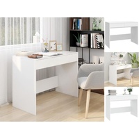 VidaXL Schreibtisch Weiß 101x50x76,5 cm Holzwerkstoff
