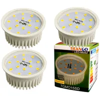 Trango 3er Pack MO15*3 LED Modul Leuchtmittel 3000K warmweiß