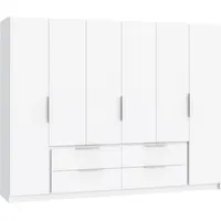 Forte Drehtürenschrank Luano 269,7 x 210,5 x 60 cm