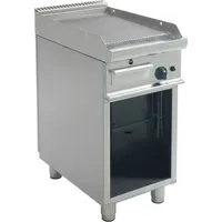 Saro Gas-Griddleplatte mit offenem Unterbau E7/KTG1BAR