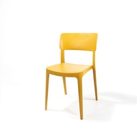 Essentials Wing Chair Senf Stapelstuhl 82 x 47 x