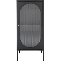 House Nordic Vitrine Adelaide Stahl Schwarz
