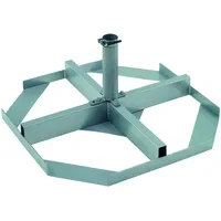 Doppler Schirmständer Aluminium Grau