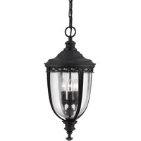 Elsteadlighting English Bridle 3-flammige große Kettenlaterne - Schwarz -