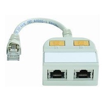 Telegärtner Modular-T-Adapter 2xTR/geschirmt 100023152