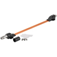 Goobay 71410 extrem flach wasserdichte Sat Fensterdurchführung (0,3 mm,