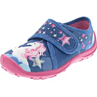 Fischer Markenschuh Kinder-Klett-Hausschuh