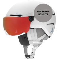 Atomic Savor Visor Photo Skihelm - White Heather -