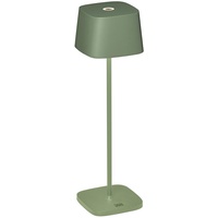 Konstsmide Akku-Tischleuchte Capri grüngrau | Indoor/Outdoor | 7814-630,