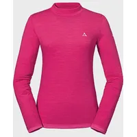 Schöffel Damen Merino Turtle Neck Longsleeve (Größe S, pink)